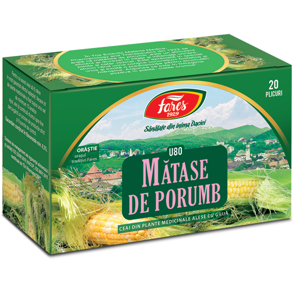 Ceai matase de porumb, 20plicuri, Fares