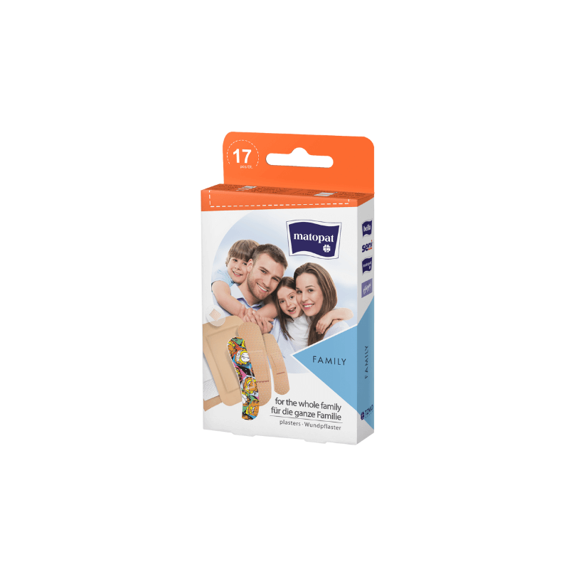 Plasturi Family, 17 bucati, Matopat