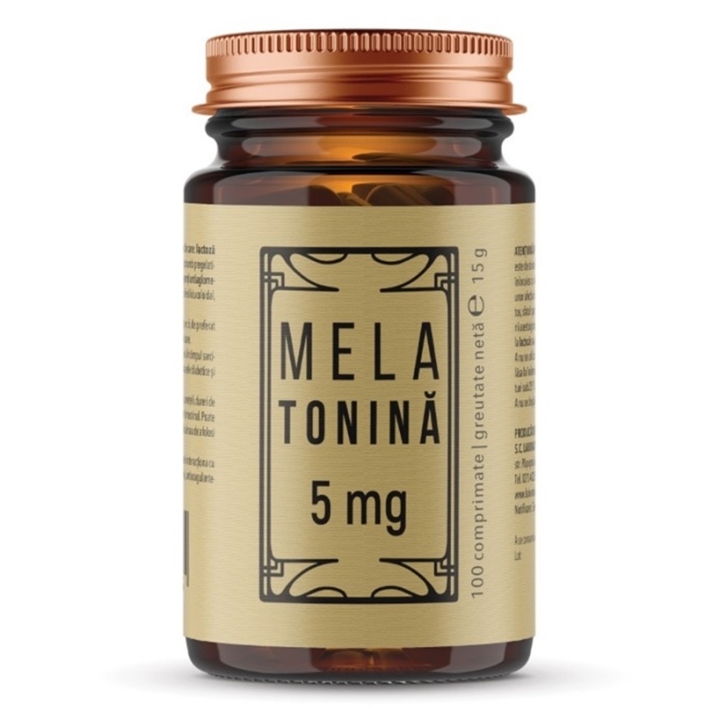 Melatonina 5 mg, 100 comprimate, Remedia Melatonina 5 mg, 100 comprimate, Remedia