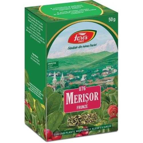 Ceai merisor frunze U76, 50 g, Fares Ceai merisor frunze U76, 50 g, Fares