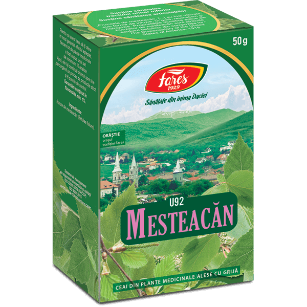 Ceai frunze de mesteacan 50g, Fares Ceai frunze de mesteacan 50g, Fares