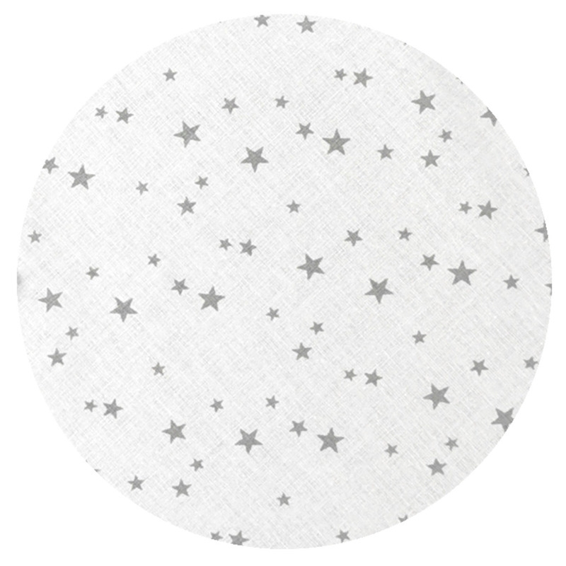 MimiNu - Cearceaf cu elastic pentru patut leagan sau patut co-sleeper, Dimensiune 90x40 cm, Din bumbac certificat Oeko Tex Standard 100, Mini Gray Stars MimiNu - Cearceaf cu elastic pentru patut leagan sau patut co-sleeper, Dimensiune 90x40 cm, Din bumbac certificat Oeko Tex Standard 100, Mini Gray Stars