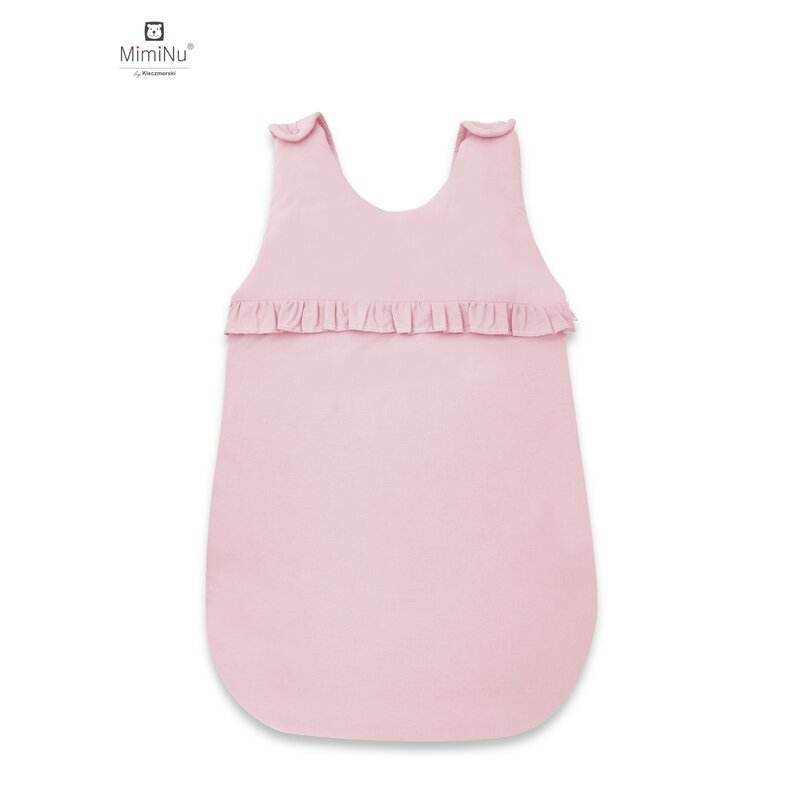 Sac de dormit pentru bebelusi, De iarna, Cu volanase, Din bumbac, Cu fermoar lateral, Cu capse pe umar, 70 cm, 0 – 6 luni, 2.5 Tog, Colectia Royal, Powder Pink, MimiNu Sac de dormit pentru bebelusi, De iarna, Cu volanase, Din bumbac, Cu fermoar lateral, Cu capse pe umar, 70 cm, 0 – 6 luni, 2.5 Tog, Colectia Royal, Powder Pink, MimiNu