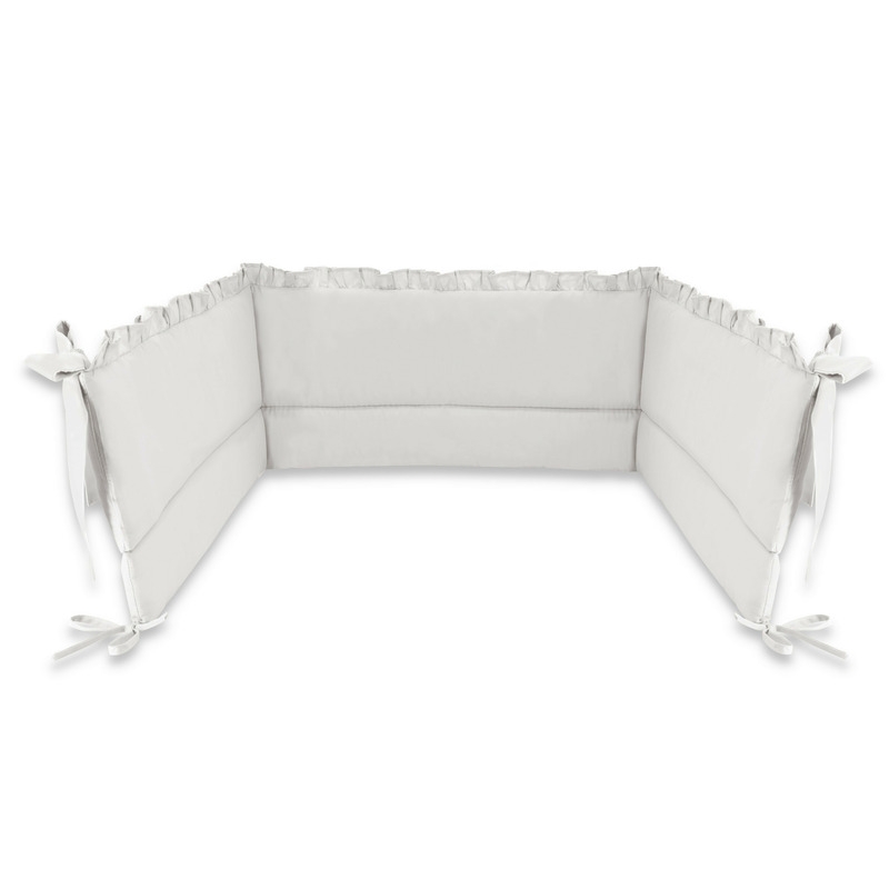 MimiNu - Set lenjerie patut cu 6 piese, Cu volanase, Cu pilota si perna, Cu doua aparatori laterale, Din bumbac certificat Oeko Tex Standard 100, Pentru patut 120x60 cm, Colectia Royal, Grey MimiNu - Set lenjerie patut cu 6 piese, Cu volanase, Cu pilota si perna, Cu doua aparatori laterale, Din bumbac certificat Oeko Tex Standard 100, Pentru patut 120x60 cm, Colectia Royal, Grey