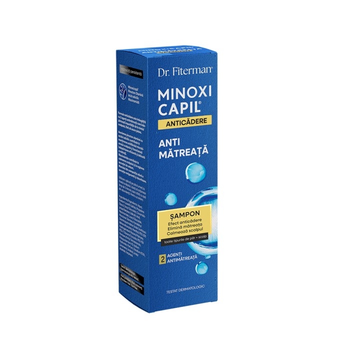 Sampon antimatreata impotriva caderii parului Minoxicapil, 200 ml, Doctor Fiterman Sampon antimatreata impotriva caderii parului Minoxicapil, 200 ml, Doctor Fiterman