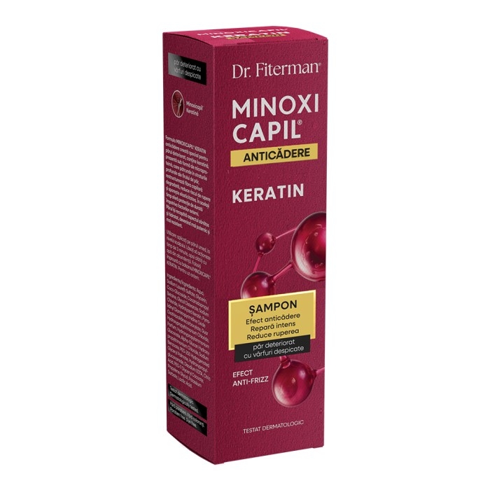 Sampon impotriva caderii parului Minoxicapil Keratin, 200 ml, Doctor Fiterman Sampon impotriva caderii parului Minoxicapil Keratin, 200 ml, Doctor Fiterman