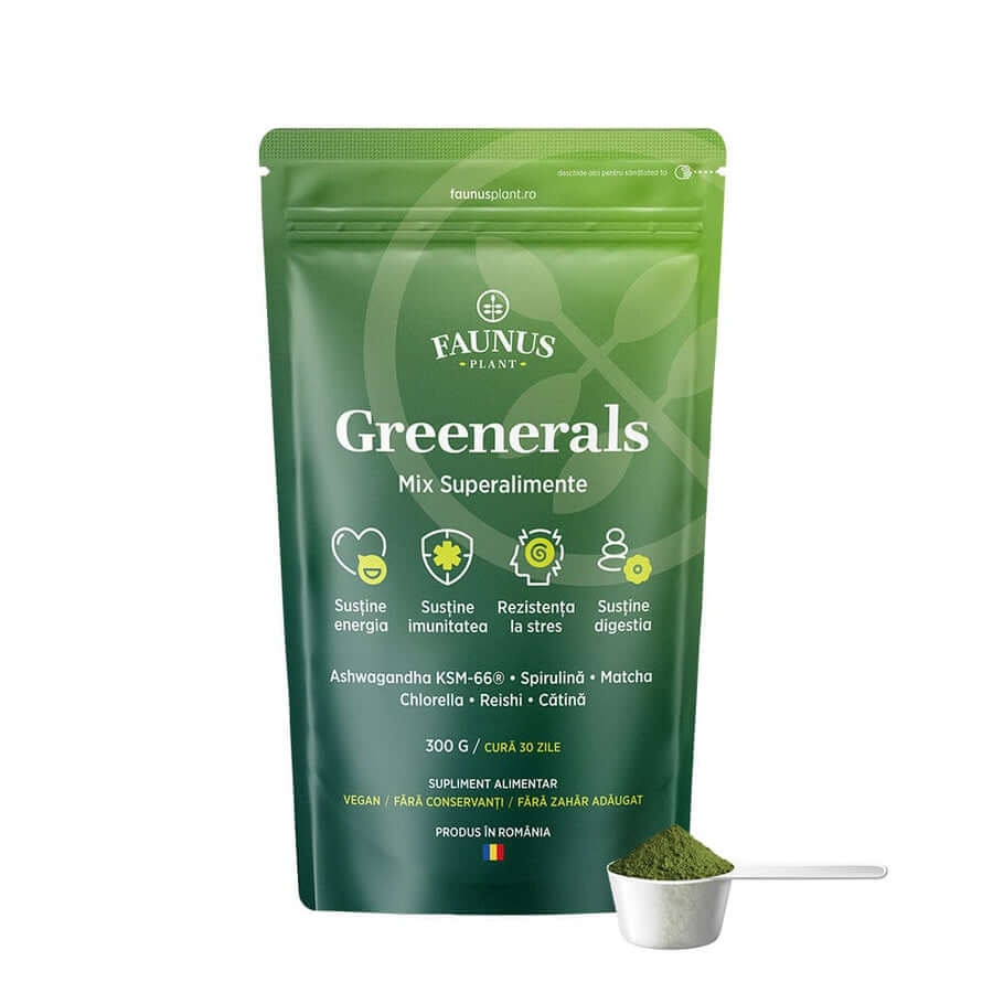 Mix superalimente Greenerals, 300 g, Faunus Plant Mix superalimente Greenerals, 300 g, Faunus Plant