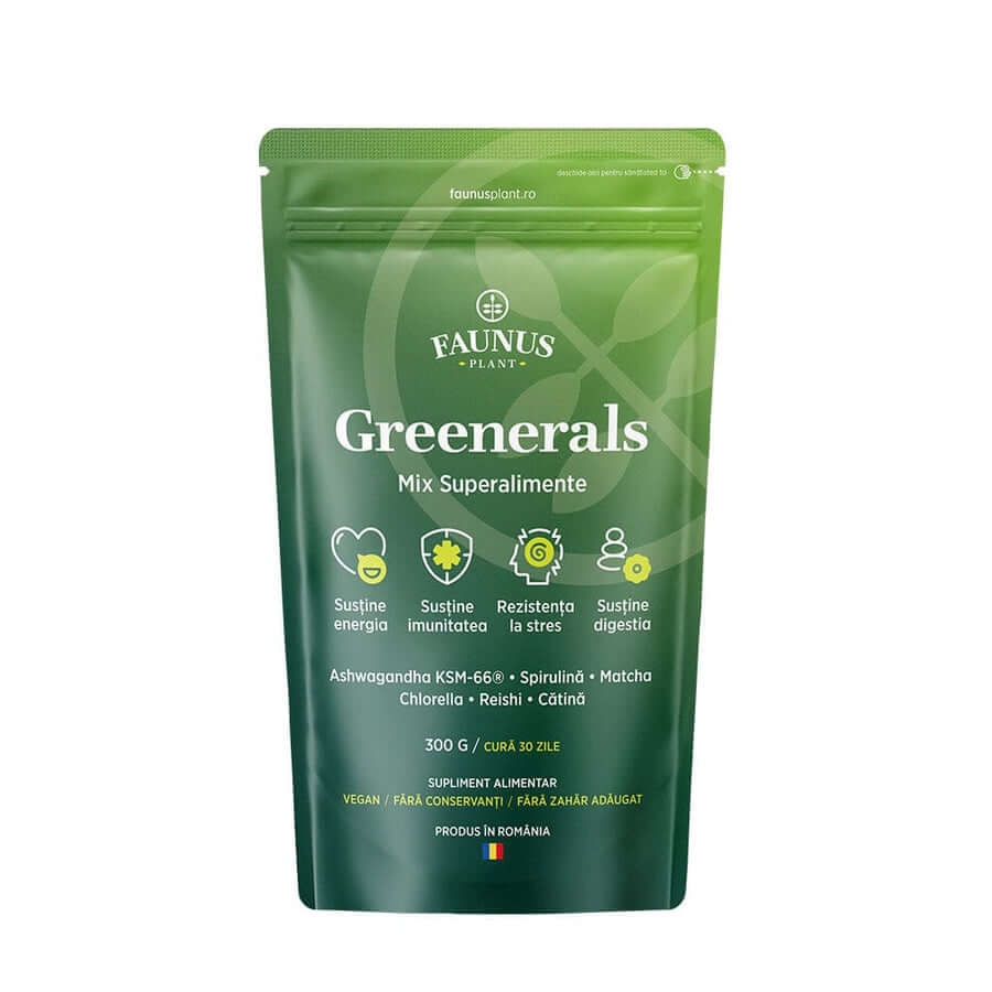 Mix superalimente Greenerals, 300 g, Faunus Plant Mix superalimente Greenerals, 300 g, Faunus Plant