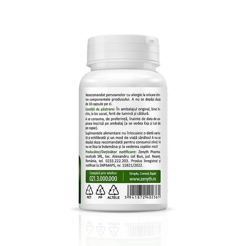 Monolaurin, 500 mg, 30 capsule, Zenyth