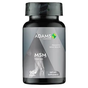 MSM 1000 mg, 90 capsule, Adams Supplements