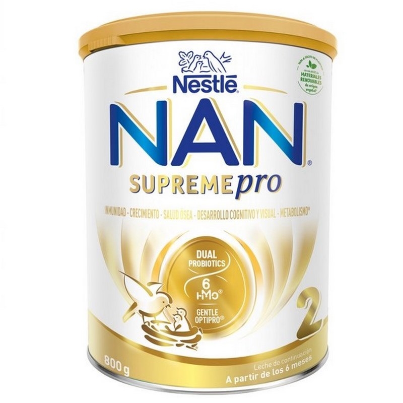 Nestle - Nan Supreme Pro 2 lapte praf 800g Nestle - Nan Supreme Pro 2 lapte praf 800g