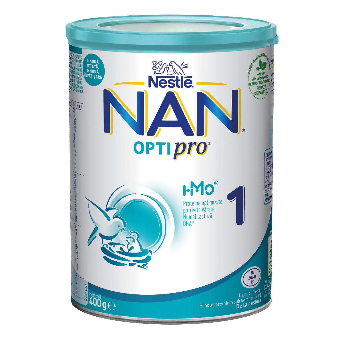 Nestle - Nan 1 Optipro HMO lapte praf pentru copii de la nastere 400g Nestle - Nan 1 Optipro HMO lapte praf pentru copii de la nastere 400g