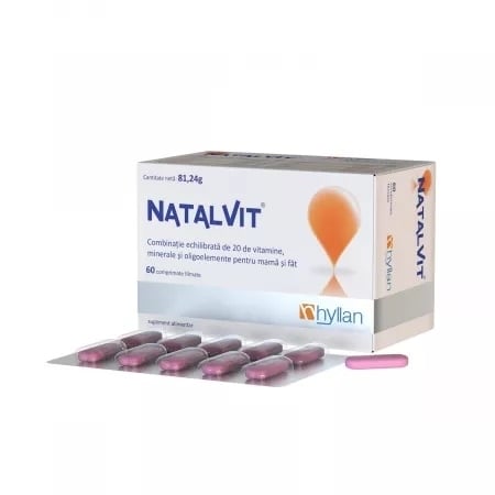 Natalvit, 60 comprimate, Hyllan Natalvit, 60 comprimate, Hyllan