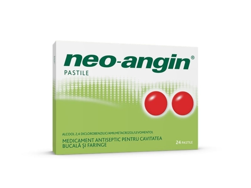 Neo-Angin, 24 pastile, Divapharma Neo-Angin, 24 pastile, Divapharma