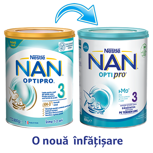 Nestle - Nan 3 Optipro HMO lapte praf pentru copii de la 12 luni 800g