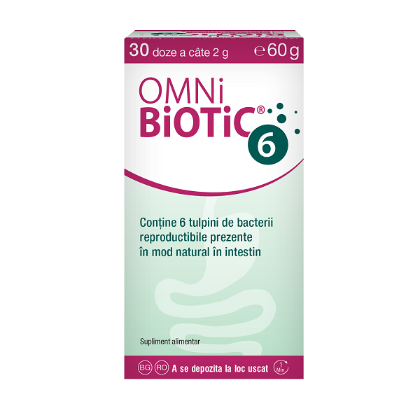 Omni-Biotic 6, 60 g, Institut Allergosan