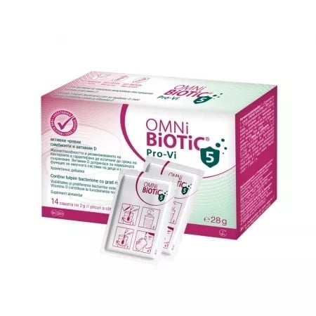 Omni-Biotic Pro-Vi 5, 14 plicuri, Institut Allergosan Omni-Biotic Pro-Vi 5, 14 plicuri, Institut Allergosan
