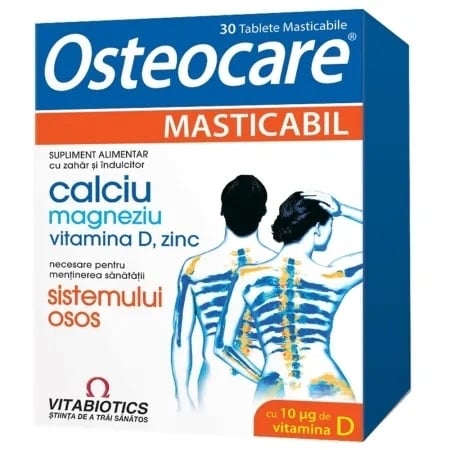 Osteocare masticabil, 30 tablete, Vitiabiotics Osteocare masticabil, 30 tablete, Vitiabiotics