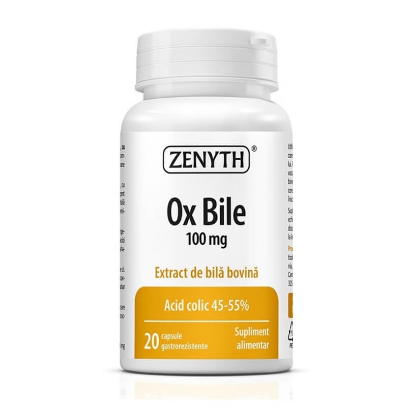 Ox Bile, 20 capsule, Zenyth Ox Bile, 20 capsule, Zenyth