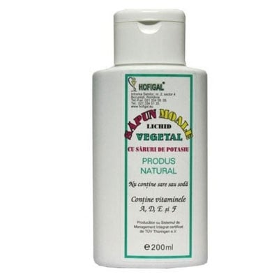 Sapun lichid vegetal, 200 ml, Hofigal Sapun lichid vegetal, 200 ml, Hofigal