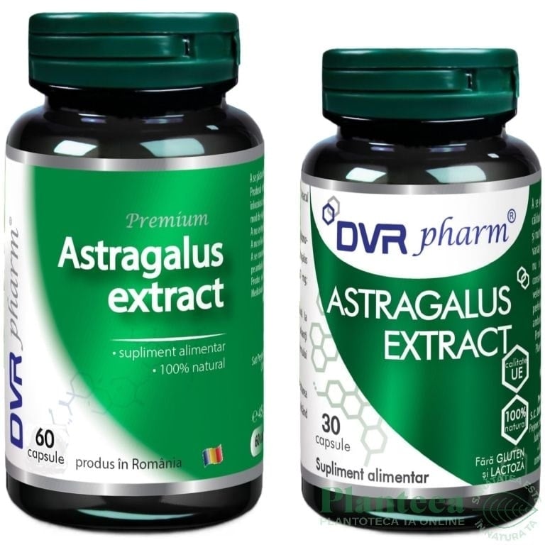 Pachet Astragalus extract, 60 + 30 capsule, DVR Pharm