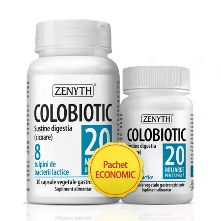 Pachet Colobiotic, 30 + 10 capsule, Zenyth Pachet Colobiotic, 30 + 10 capsule, Zenyth