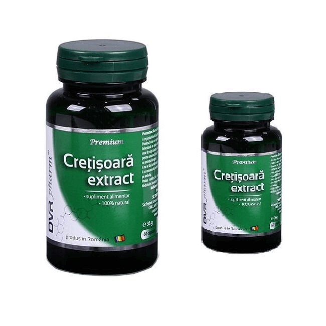 Pachet Cretisoara extract, 60 + 30 capsule, DVR Pharm Pachet Cretisoara extract, 60 + 30 capsule, DVR Pharm