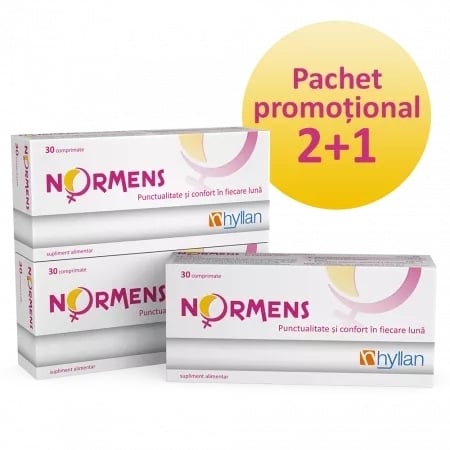 Pachet Normens, 3x30 comprimate, Hyllan