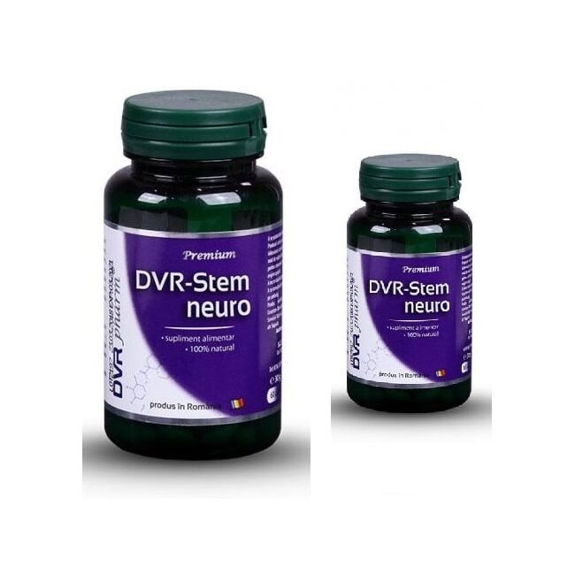 Pachet Stem Neuro, 60 + 30 capsule, DVR Pharm Pachet Stem Neuro, 60 + 30 capsule, DVR Pharm