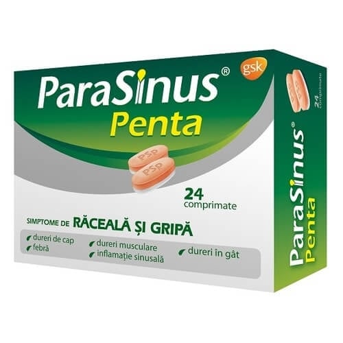 Parasinus Penta, 24 comprimate, GSK (Haleon)