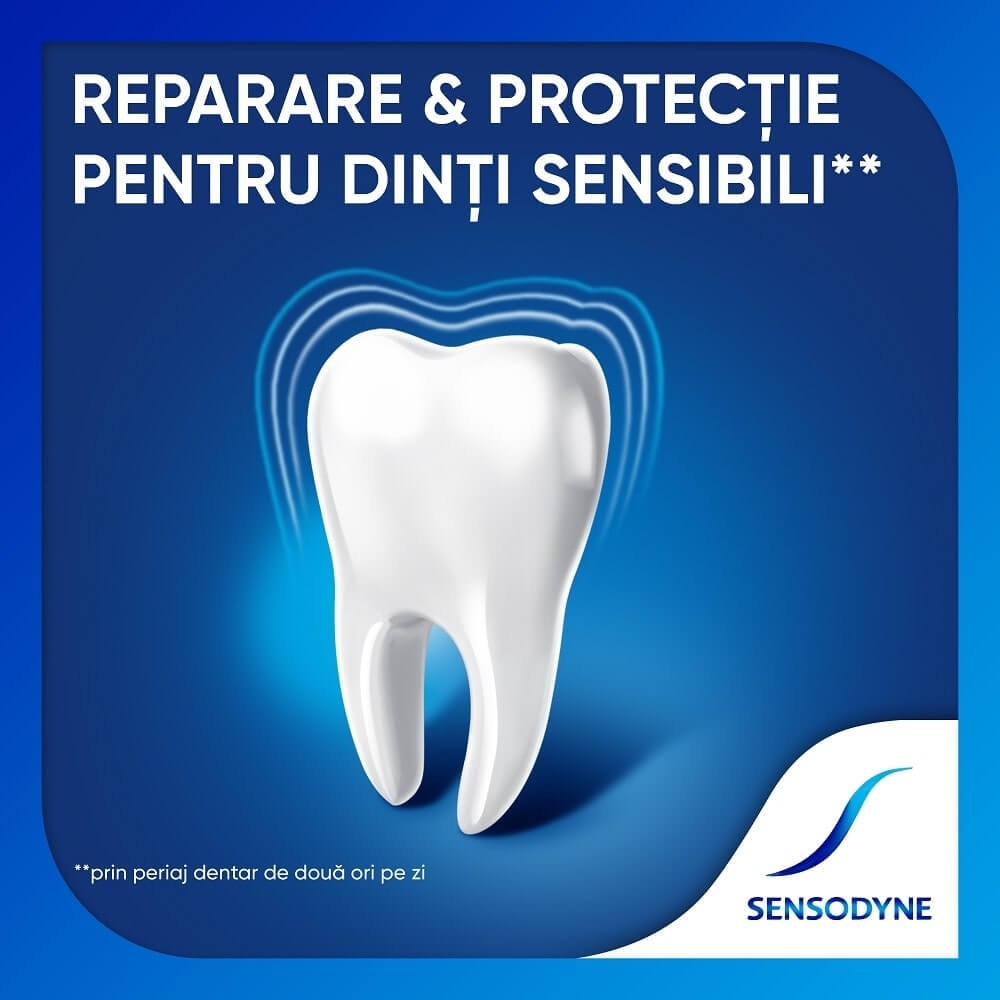 Pasta de dinti Repair & Protect Cool Mint, 75 ml, Sensodyne Pasta de dinti Repair & Protect Cool Mint, 75 ml, Sensodyne