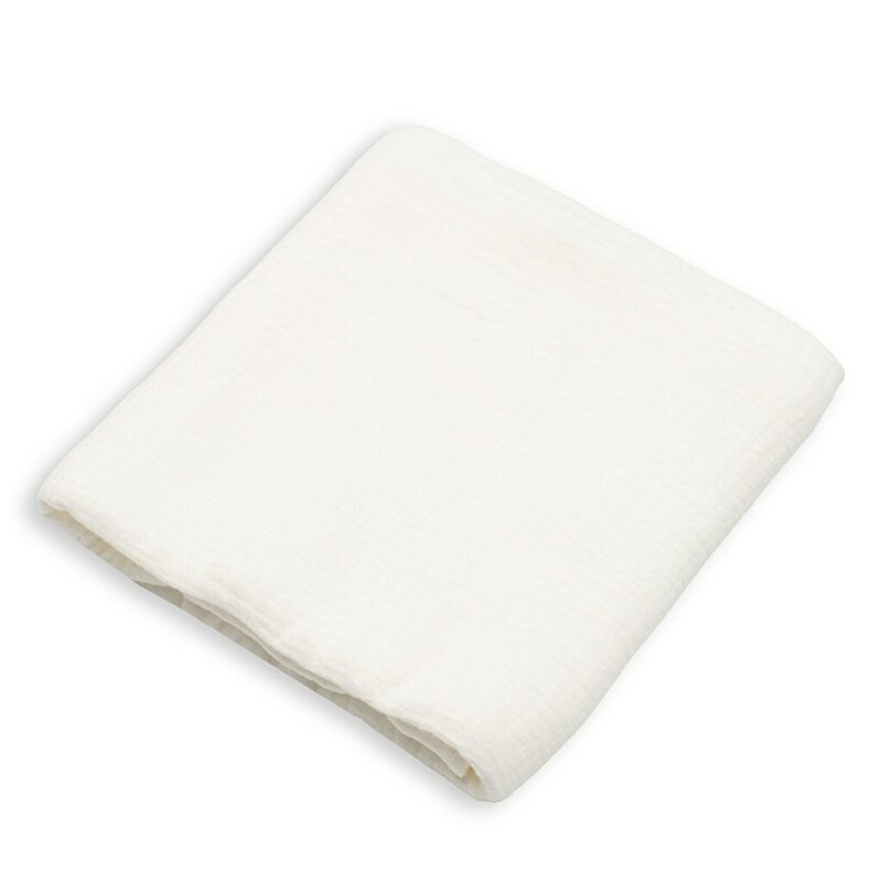 Paturica moale bebe, New Baby, Cu multiple intrebuintari, 60x60 cm, Din muselina, 100% bumbac organic, White Paturica moale bebe, New Baby, Cu multiple intrebuintari, 60x60 cm, Din muselina, 100% bumbac organic, White