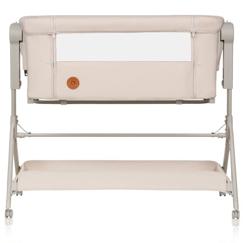 Patut co-sleeper, Lionelo, Leonie Plus, Pliabil, Cu sistem de leganare, Cu setare unghiulara, Reglabil in 6 pozitii pe inaltime, Conform cu standardele europeane de securitate EN1130 si EN16890, Bej Patut co-sleeper, Lionelo, Leonie Plus, Pliabil, Cu sistem de leganare, Cu setare unghiulara, Reglabil in 6 pozitii pe inaltime, Conform cu standardele europeane de securitate EN1130 si EN16890, Bej