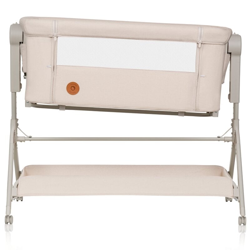 Patut co-sleeper, Lionelo, Leonie Plus, Pliabil, Cu sistem de leganare, Cu setare unghiulara, Reglabil in 6 pozitii pe inaltime, Conform cu standardele europeane de securitate EN1130 si EN16890, Bej Patut co-sleeper, Lionelo, Leonie Plus, Pliabil, Cu sistem de leganare, Cu setare unghiulara, Reglabil in 6 pozitii pe inaltime, Conform cu standardele europeane de securitate EN1130 si EN16890, Bej