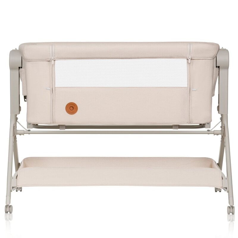 Patut co-sleeper, Lionelo, Leonie Plus, Pliabil, Cu sistem de leganare, Cu setare unghiulara, Reglabil in 6 pozitii pe inaltime, Conform cu standardele europeane de securitate EN1130 si EN16890, Bej Patut co-sleeper, Lionelo, Leonie Plus, Pliabil, Cu sistem de leganare, Cu setare unghiulara, Reglabil in 6 pozitii pe inaltime, Conform cu standardele europeane de securitate EN1130 si EN16890, Bej