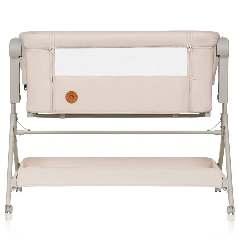 Patut co-sleeper, Lionelo, Leonie Plus, Pliabil, Cu sistem de leganare, Cu setare unghiulara, Reglabil in 6 pozitii pe inaltime, Conform cu standardele europeane de securitate EN1130 si EN16890, Bej Patut co-sleeper, Lionelo, Leonie Plus, Pliabil, Cu sistem de leganare, Cu setare unghiulara, Reglabil in 6 pozitii pe inaltime, Conform cu standardele europeane de securitate EN1130 si EN16890, Bej