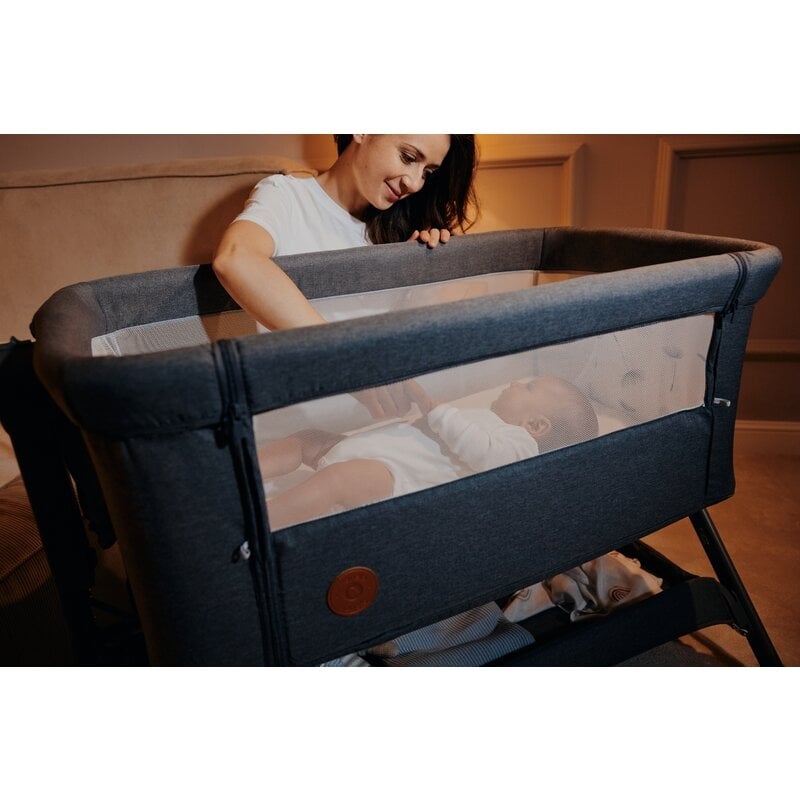 Patut co-sleeper, Lionelo, Leonie Plus, Pliabil, Cu sistem de leganare, Cu setare unghiulara, Reglabil in 6 pozitii pe inaltime, Conform cu standardele europeane de securitate EN1130 si EN16890, Bej Patut co-sleeper, Lionelo, Leonie Plus, Pliabil, Cu sistem de leganare, Cu setare unghiulara, Reglabil in 6 pozitii pe inaltime, Conform cu standardele europeane de securitate EN1130 si EN16890, Bej
