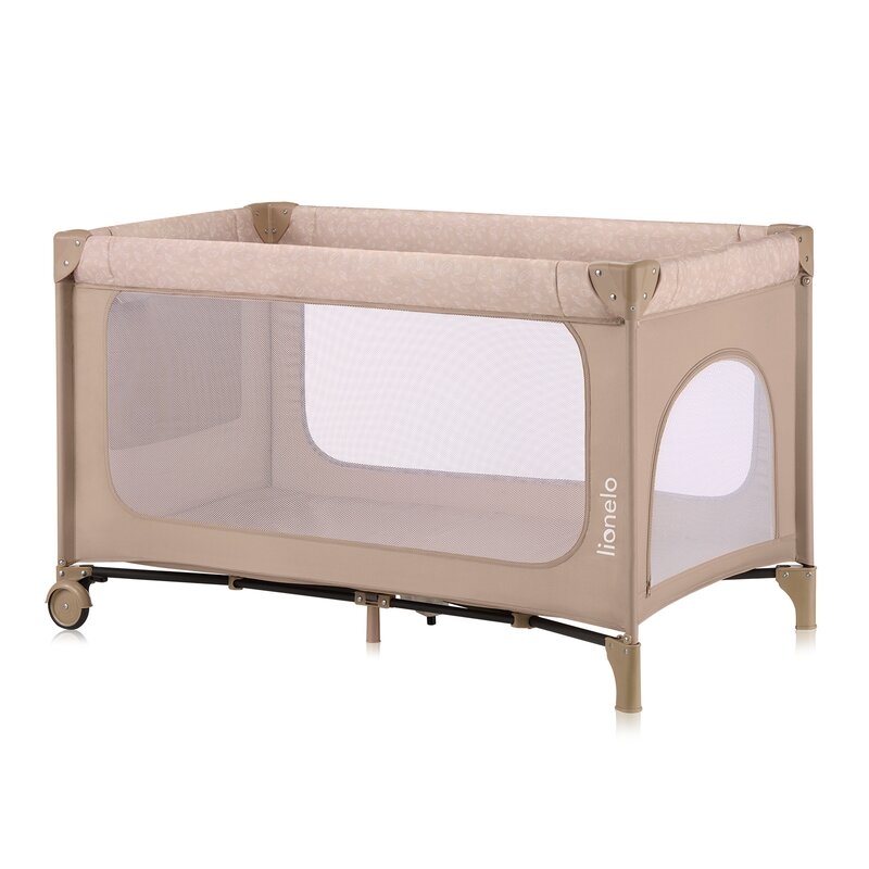 Patut pliant, Lionelo, Jasmin Easy Fold, Pana la 15 kg, Usor de pliat, Cu doua nivele, Cu saltea ergonomica T25, Cu intrare laterala cu fermoar, 2 roti cu frana, 120 x 60 cm, Conform cu EN 716, 0-36 luni, Bej Patut pliant, Lionelo, Jasmin Easy Fold, Pana la 15 kg, Usor de pliat, Cu doua nivele, Cu saltea ergonomica T25, Cu intrare laterala cu fermoar, 2 roti cu frana, 120 x 60 cm, Conform cu EN 716, 0-36 luni, Bej