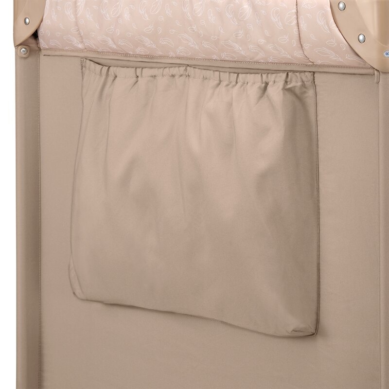 Patut pliant, Lionelo, Jasmin Easy Fold, Pana la 15 kg, Usor de pliat, Cu doua nivele, Cu saltea ergonomica T25, Cu intrare laterala cu fermoar, 2 roti cu frana, 120 x 60 cm, Conform cu EN 716, 0-36 luni, Bej Patut pliant, Lionelo, Jasmin Easy Fold, Pana la 15 kg, Usor de pliat, Cu doua nivele, Cu saltea ergonomica T25, Cu intrare laterala cu fermoar, 2 roti cu frana, 120 x 60 cm, Conform cu EN 716, 0-36 luni, Bej