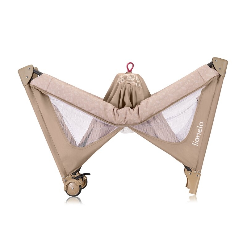Patut pliant, Lionelo, Jasmin Easy Fold, Pana la 15 kg, Usor de pliat, Cu doua nivele, Cu saltea ergonomica T25, Cu intrare laterala cu fermoar, 2 roti cu frana, 120 x 60 cm, Conform cu EN 716, 0-36 luni, Bej Patut pliant, Lionelo, Jasmin Easy Fold, Pana la 15 kg, Usor de pliat, Cu doua nivele, Cu saltea ergonomica T25, Cu intrare laterala cu fermoar, 2 roti cu frana, 120 x 60 cm, Conform cu EN 716, 0-36 luni, Bej