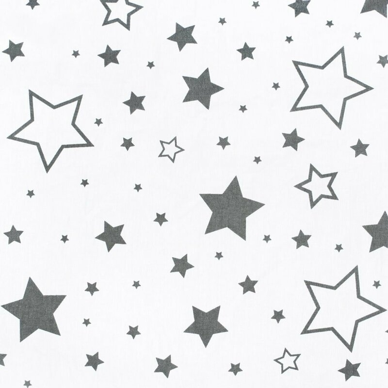 Perna alaptare, New Baby, Cu husa detasabila, In forma de C, Bumbac, Diametru 16 cm, Lungime in jurul circumferintei 285 cm, Stars White/Grey Perna alaptare, New Baby, Cu husa detasabila, In forma de C, Bumbac, Diametru 16 cm, Lungime in jurul circumferintei 285 cm, Stars White/Grey