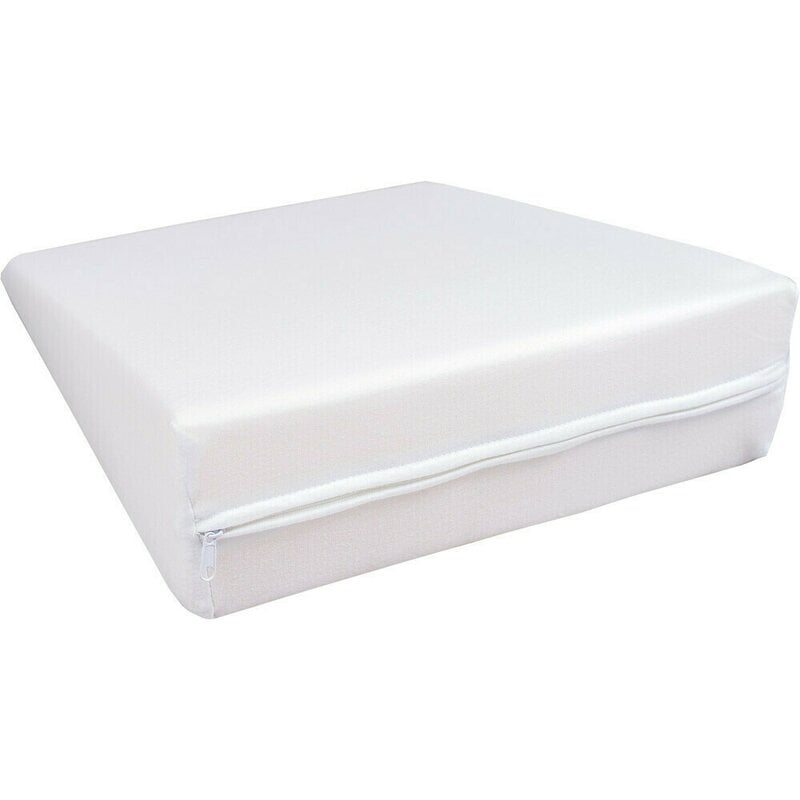 Perna inclinata, antireflux, Cu husa din bumbac, 60 x 37 x 1,5-10 cm, Bubaba, Alba Perna inclinata, antireflux, Cu husa din bumbac, 60 x 37 x 1,5-10 cm, Bubaba, Alba