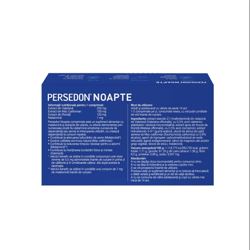 Persedon Noapte, 15 comprimate, Labormed Persedon Noapte, 15 comprimate, Labormed