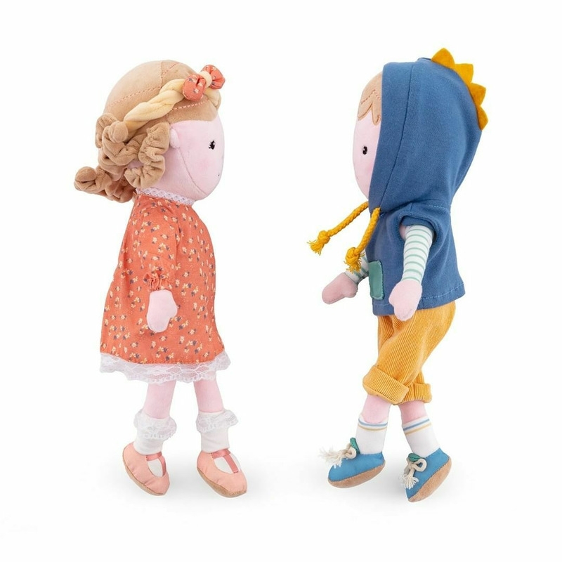 Petite&Mars - Papusa Sophie 14 x 34 cm, 0 luni, 35 cm, Roz