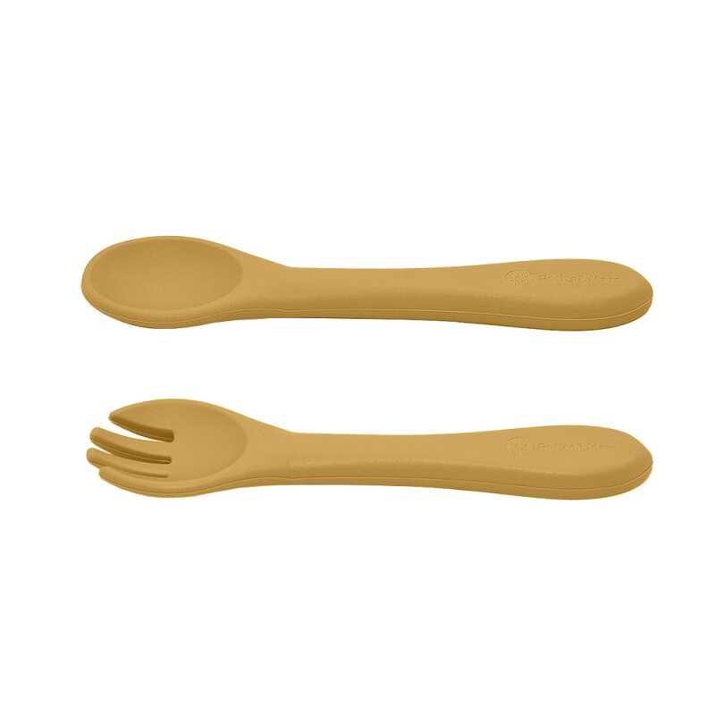 Petite&Mars - Set tacamuri din silicon fara BPA, Take&Match, 6 luni+, Ocru