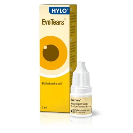 Picaturi pentru ochi EvoTears, 3 ml, Ursapharm Picaturi pentru ochi EvoTears, 3 ml, Ursapharm