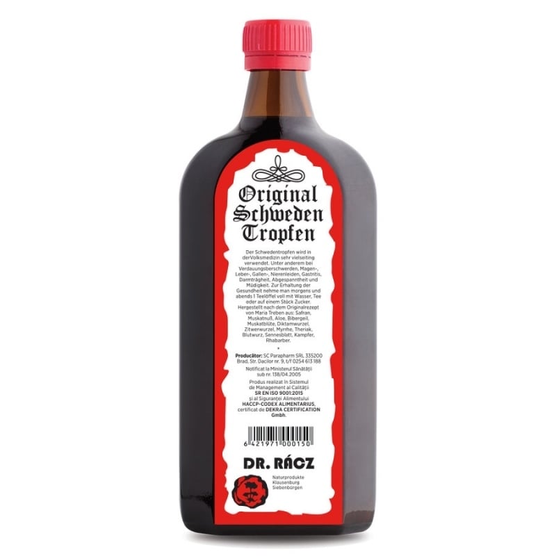 Picaturi Suedeze Dr. Racz, 500 ml, Parapharm Picaturi Suedeze Dr. Racz, 500 ml, Parapharm