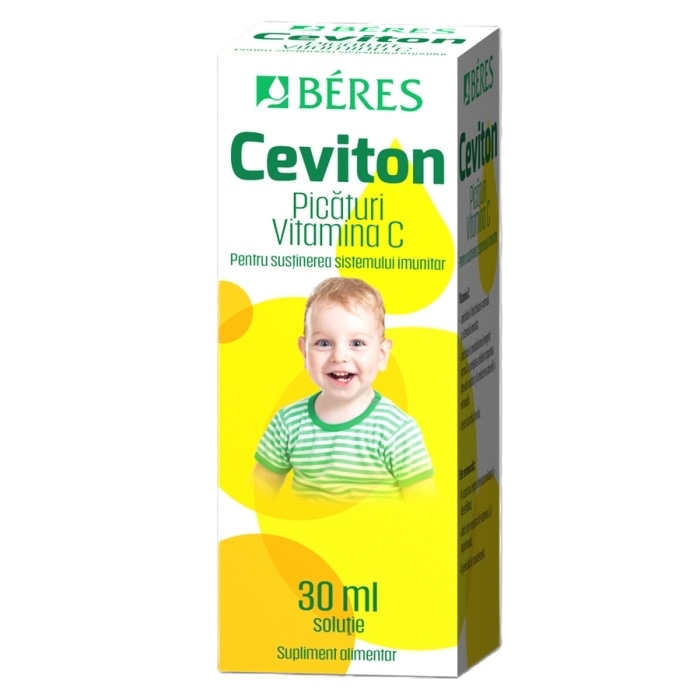 Picaturi Vitamina C Ceviton, 30 ml, Beres Pharmaceuticals Picaturi Vitamina C Ceviton, 30 ml, Beres Pharmaceuticals