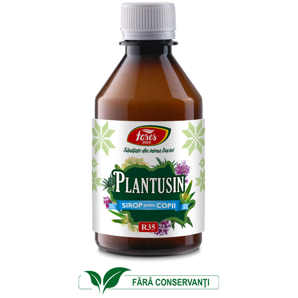Plantusin sirop pentru copii (R35) 250ml, Fares