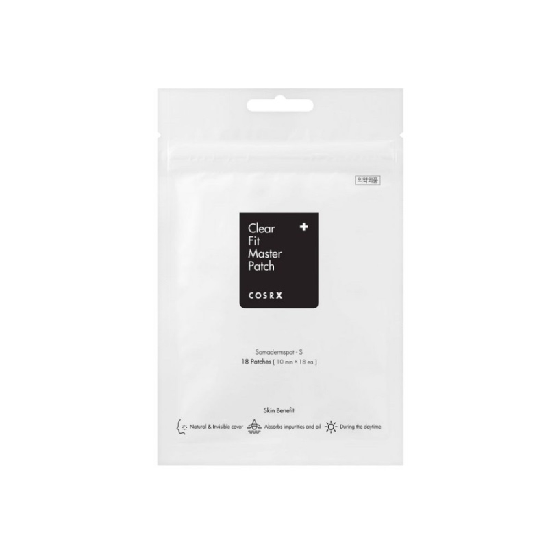 Plasturi Anti Acnee Clear Fit, 18 bucati, Cosrx Plasturi Anti Acnee Clear Fit, 18 bucati, Cosrx